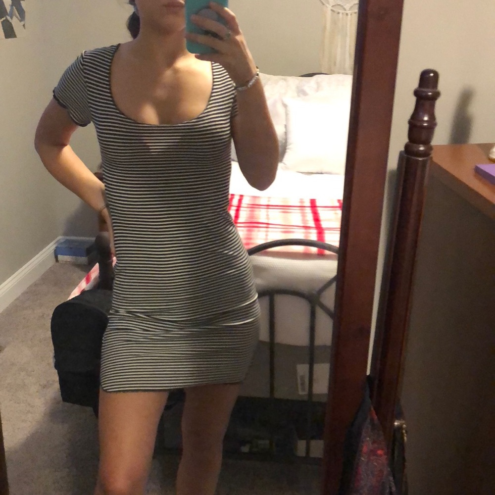 A black and white striped dress!!